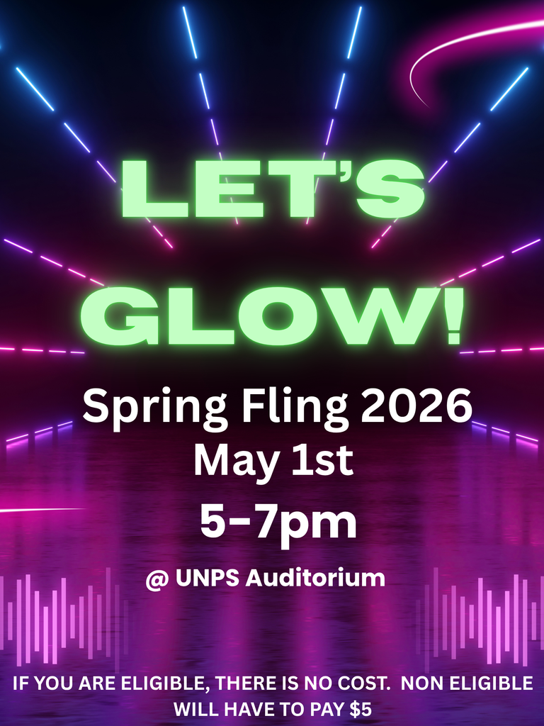 UNPS MIDDLE, It's time to get your glow on.