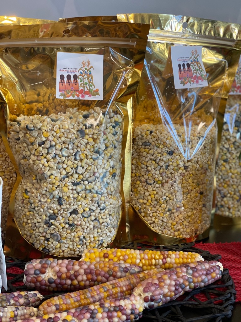 Fully stocked Indian Corn from the III Sisters Garden at the Chief Store!
