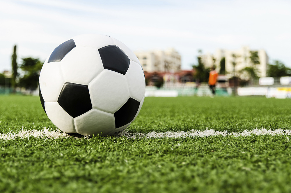 A soccer ball
