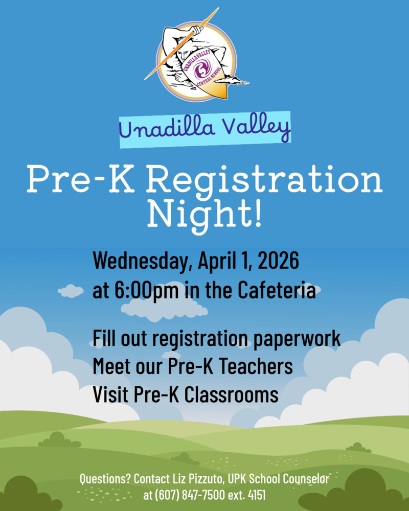 Flyer for pre-k registration