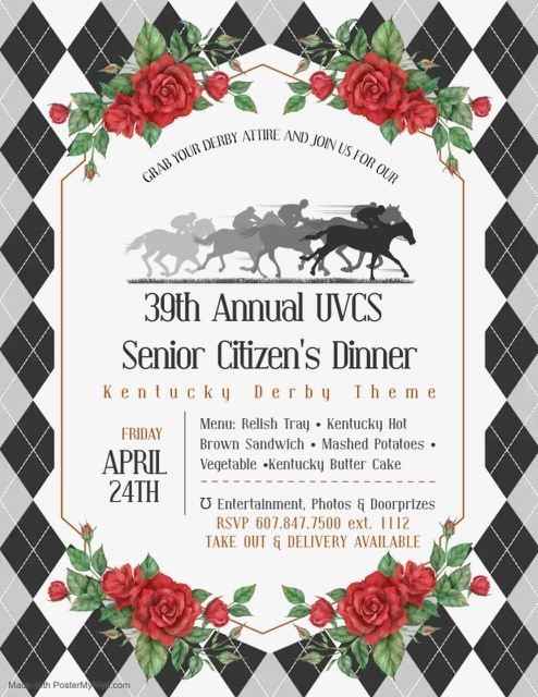 flyer for senior dinner