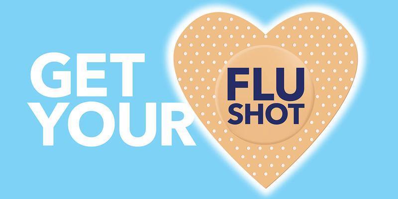 Flu clinic sign