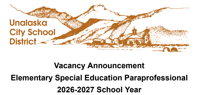 Vacancy Announcement: Elementary Special Education Paraprofessional