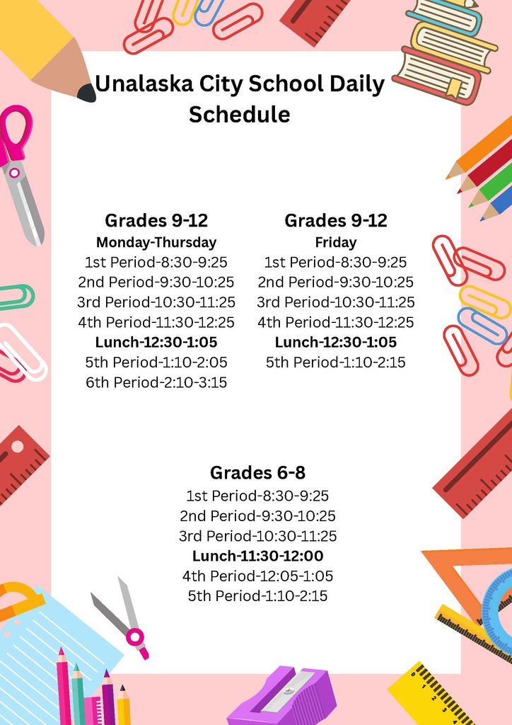 UCS Daily Schedule