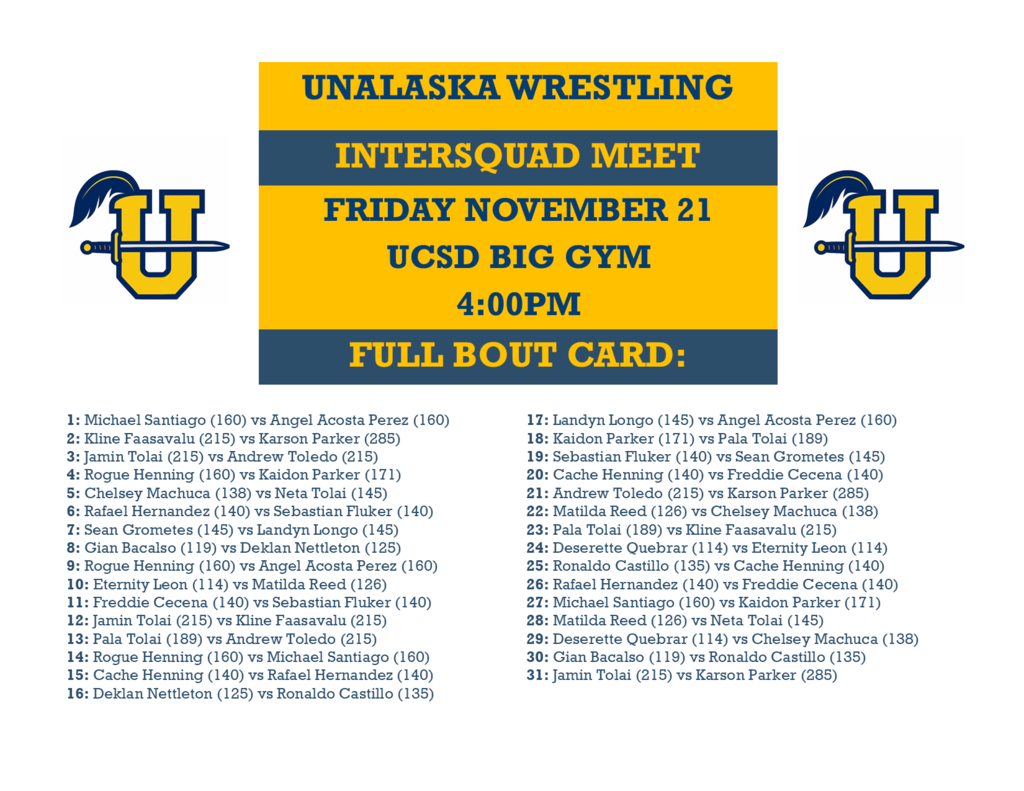 Unalaska Wrestling 