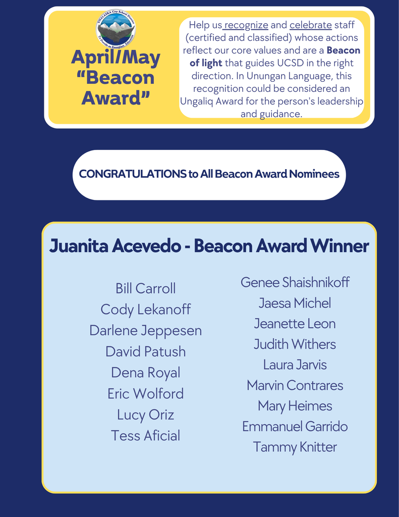 Beacon Award winner Juanita Acevedo