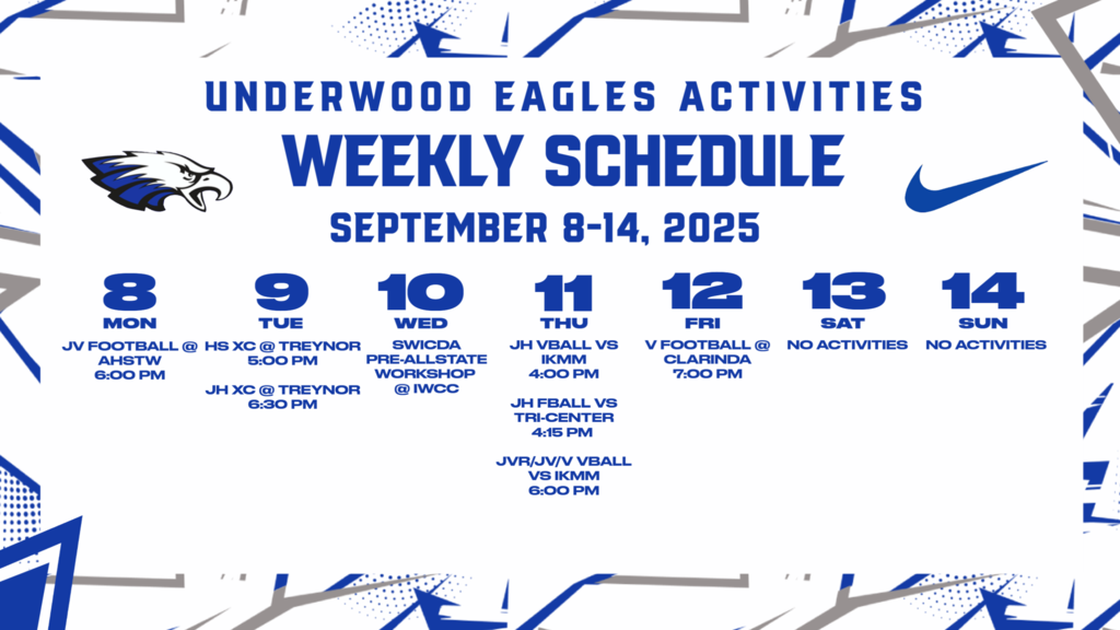 Weekly activities