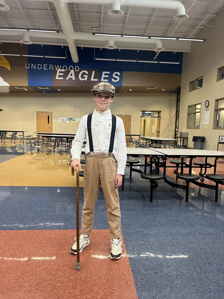 Kid Dressed as Old Man