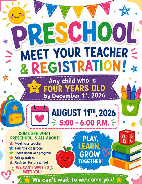 Preschool Registration