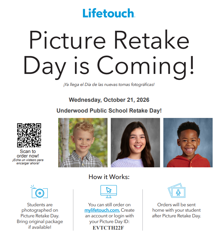Picture Retakes are this Wednesday!