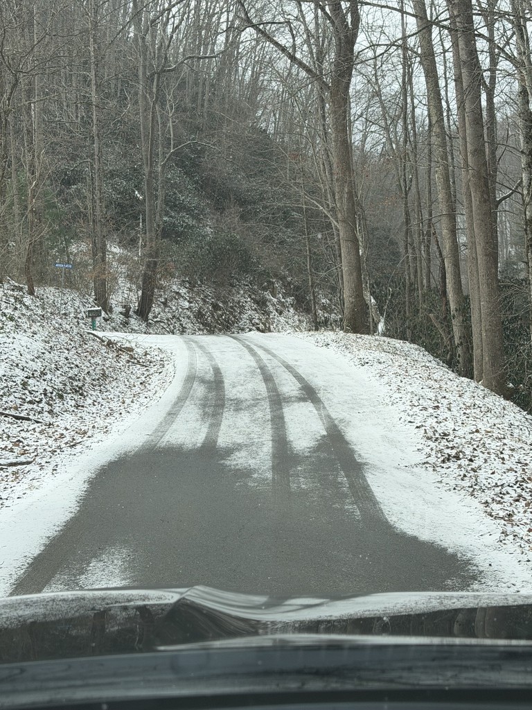 Snow Covered Road