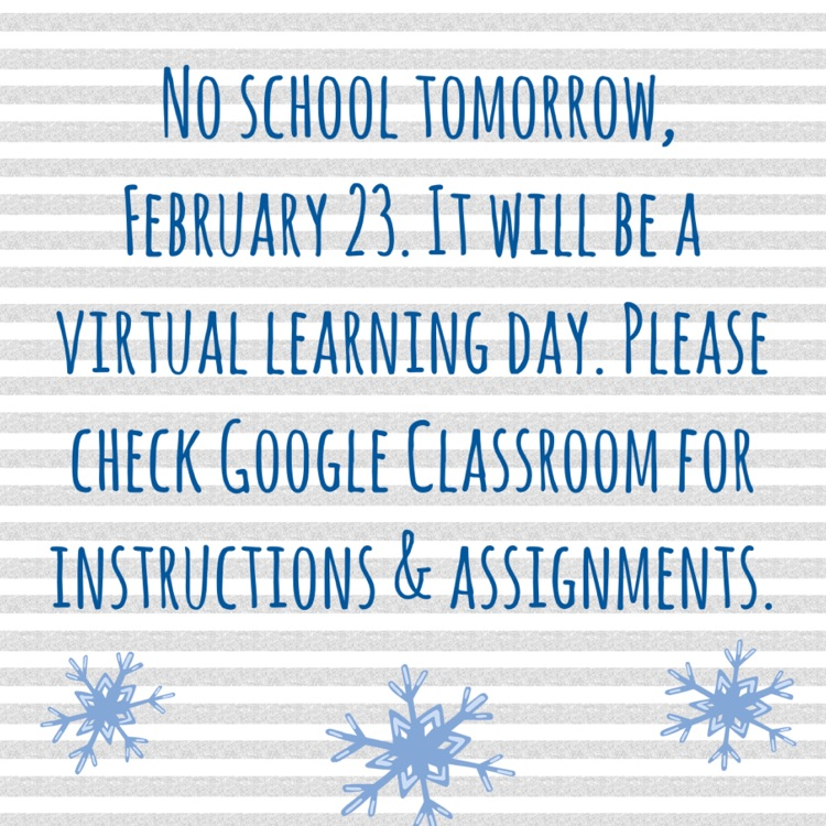 no school tomorrow 