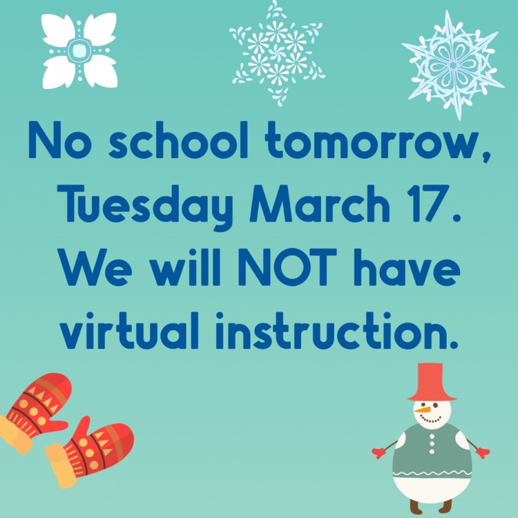 no school tomorrow 