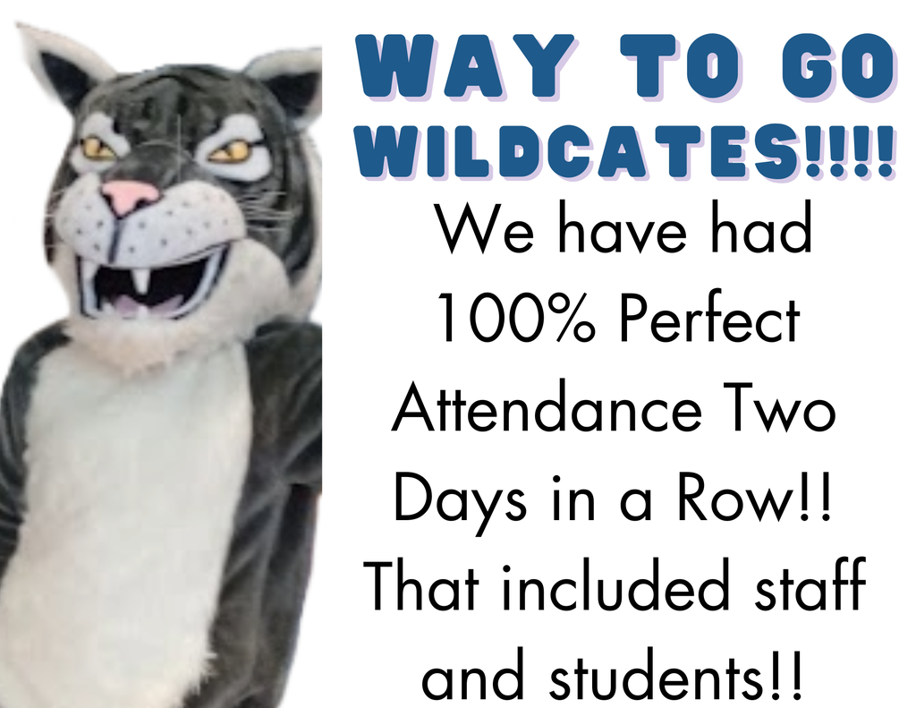 2 Days in a Row~100% Attendance!!!