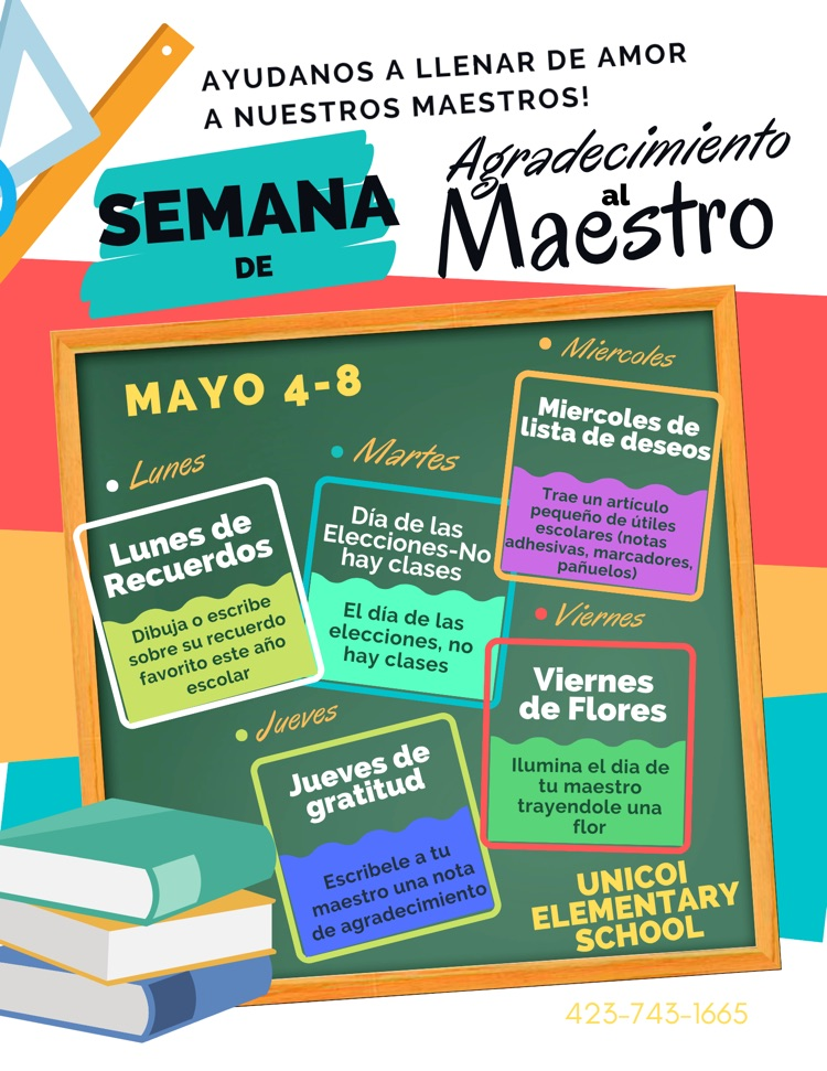 Spanish teacher appreciation week