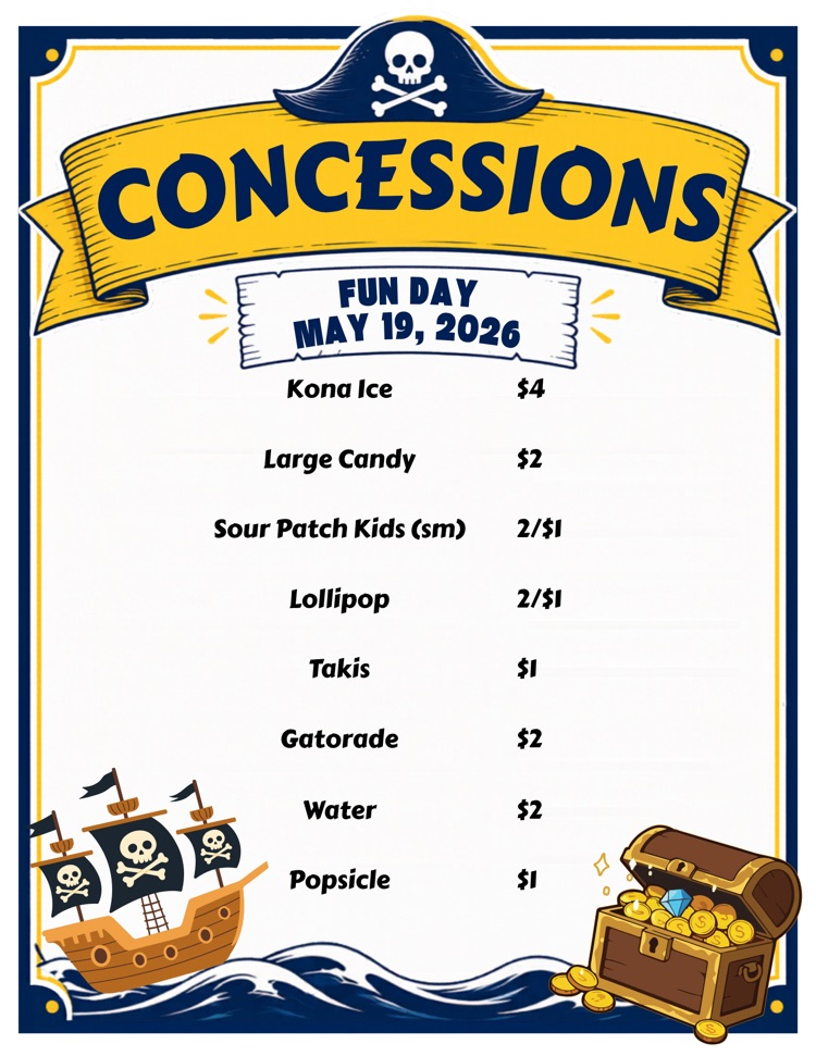 concession stand prices