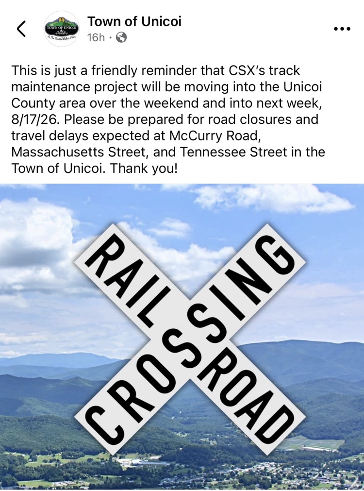 CSX Track Maintenance Project