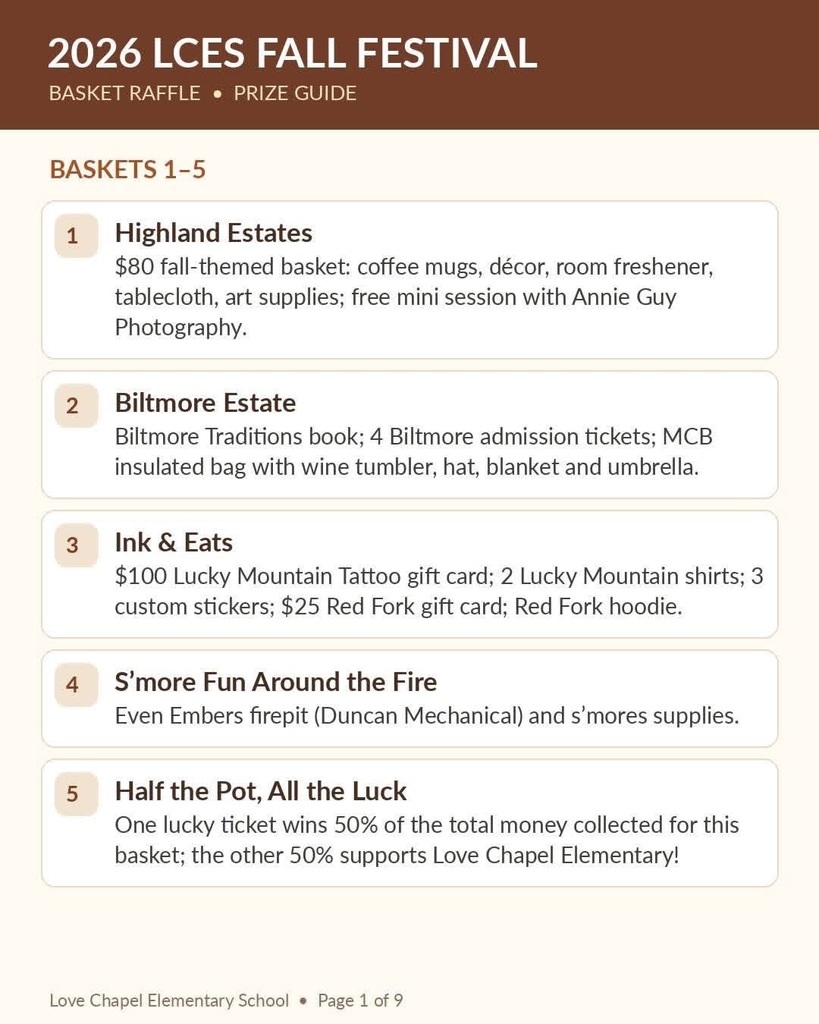 Baskets 1-5