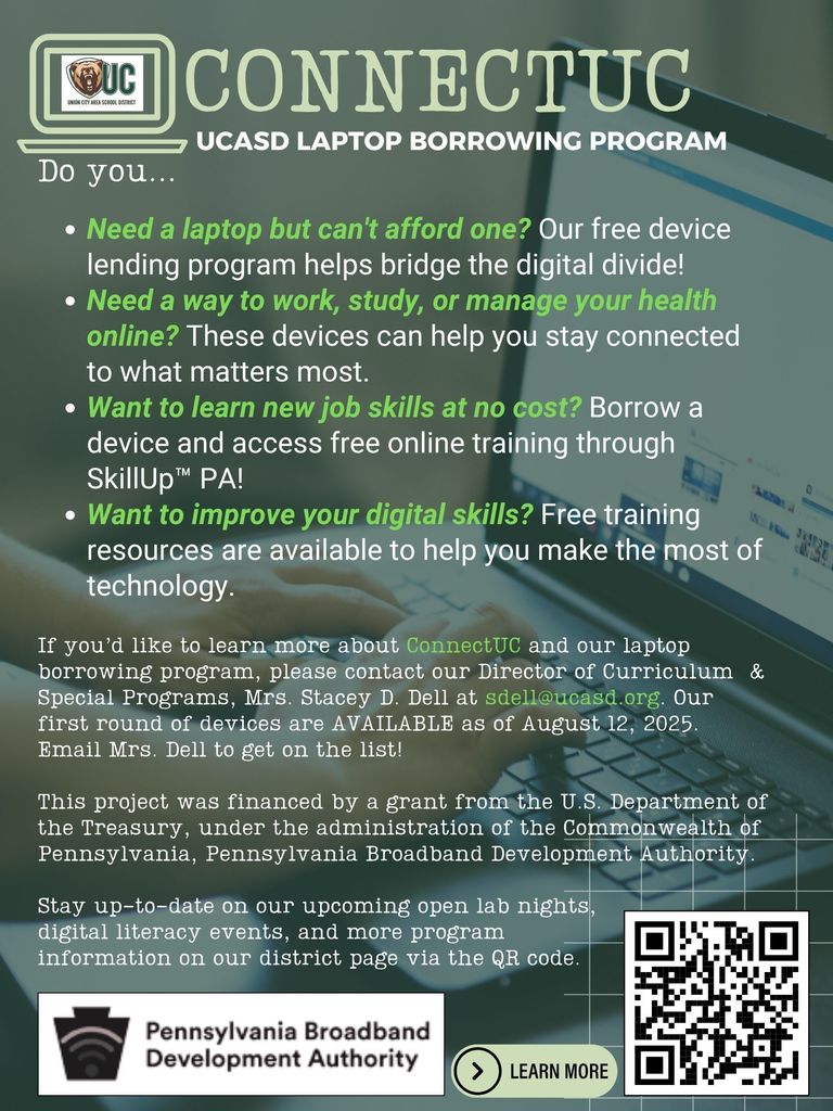 Laptop borrowing program