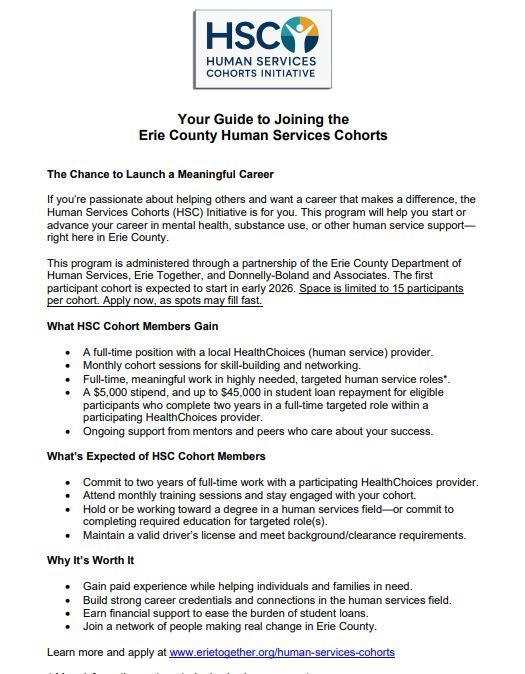 Human Services Cohort