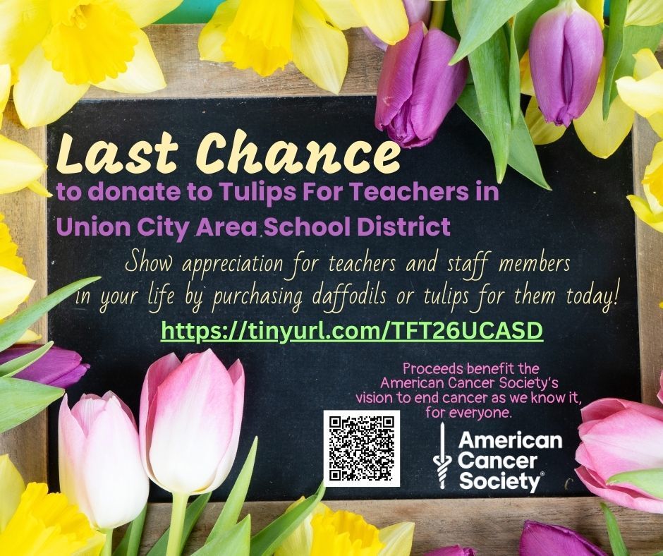 tulips for teachers flyer