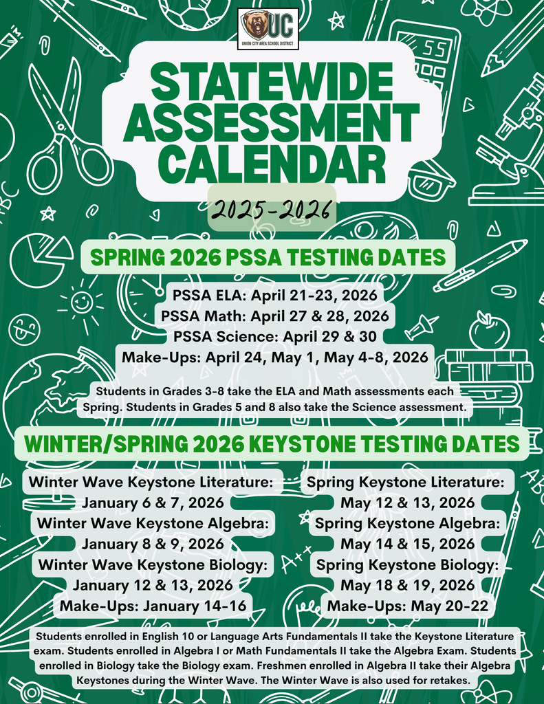 Reminder: Upcoming Statewide Assessments in April and May
