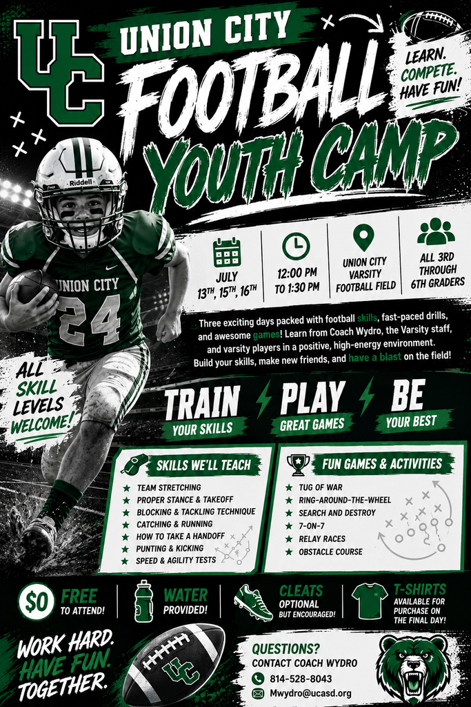 Youth Football Flyer