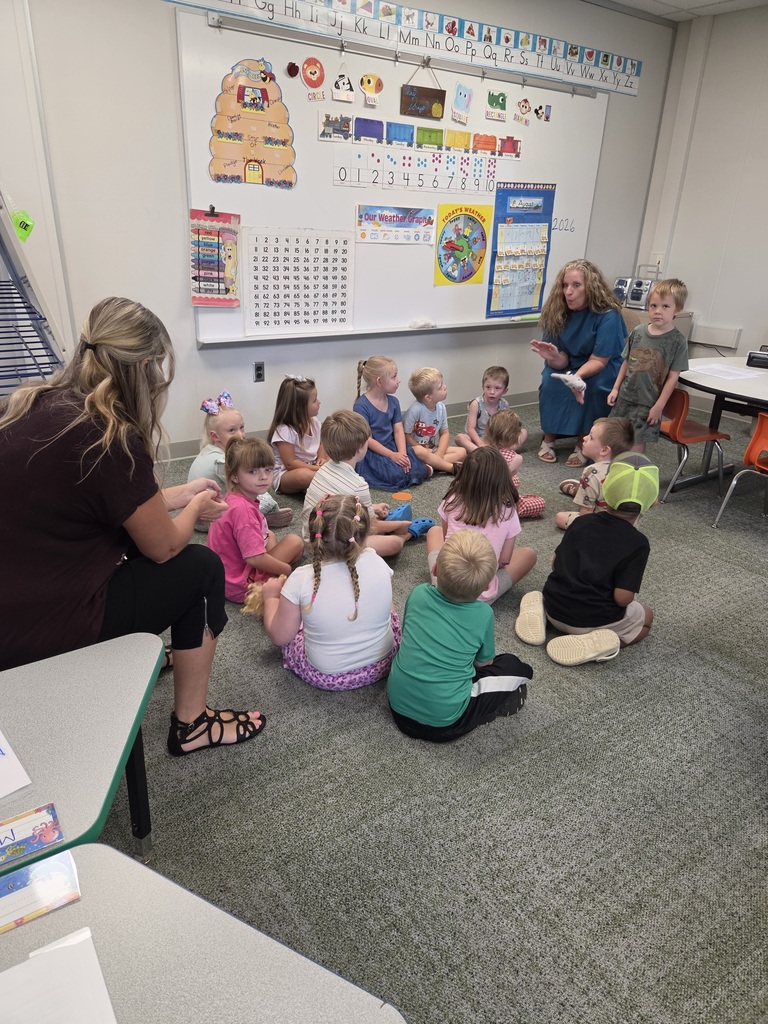 Meeting their teacher!
