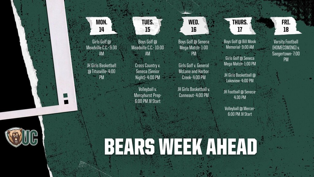 Weekly Schedule