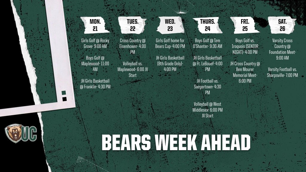 Weekly Schedule