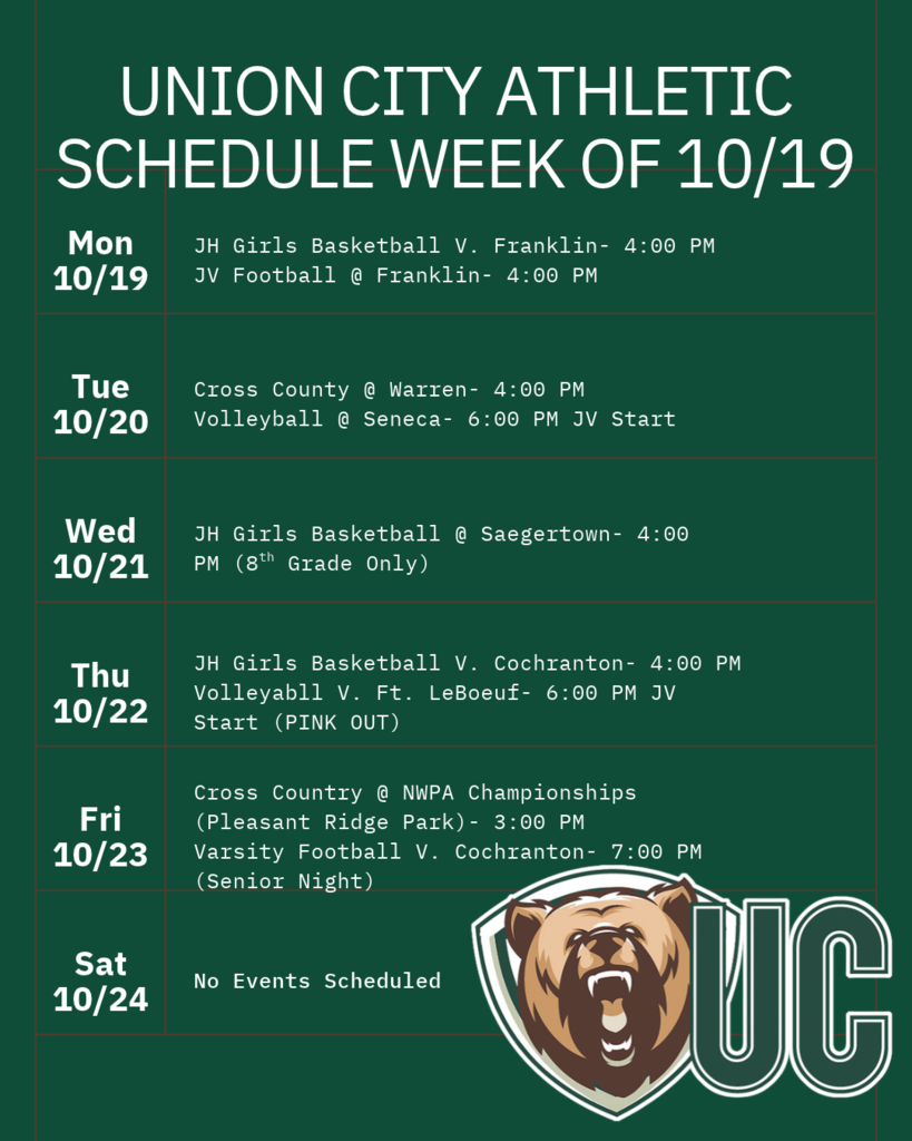 Weekly Schedule