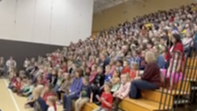 ES Students Sing Happy Birthday to Lucy