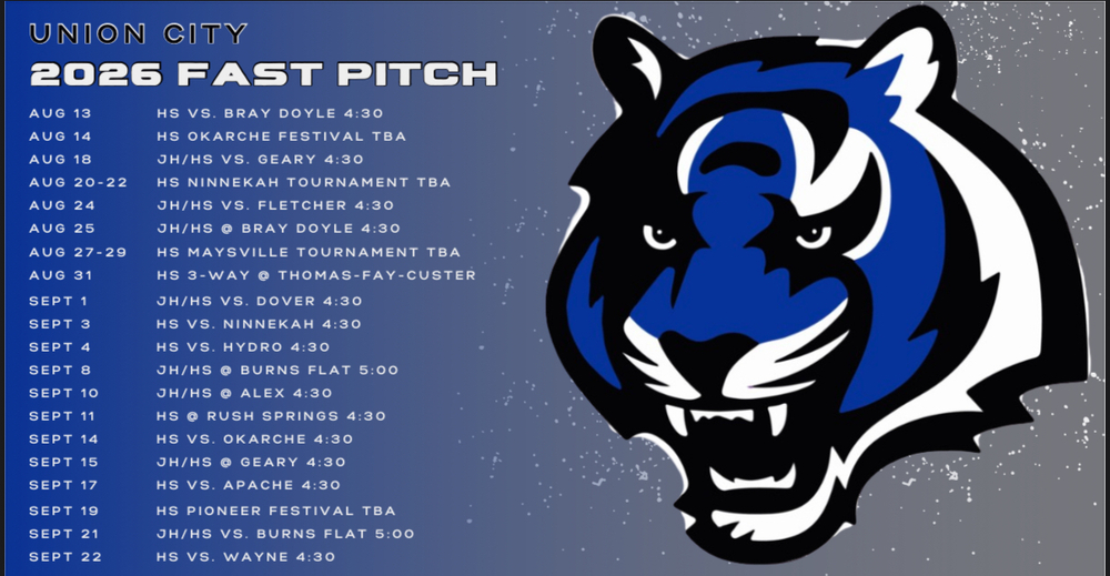 2026 Fast Pitch Schedule