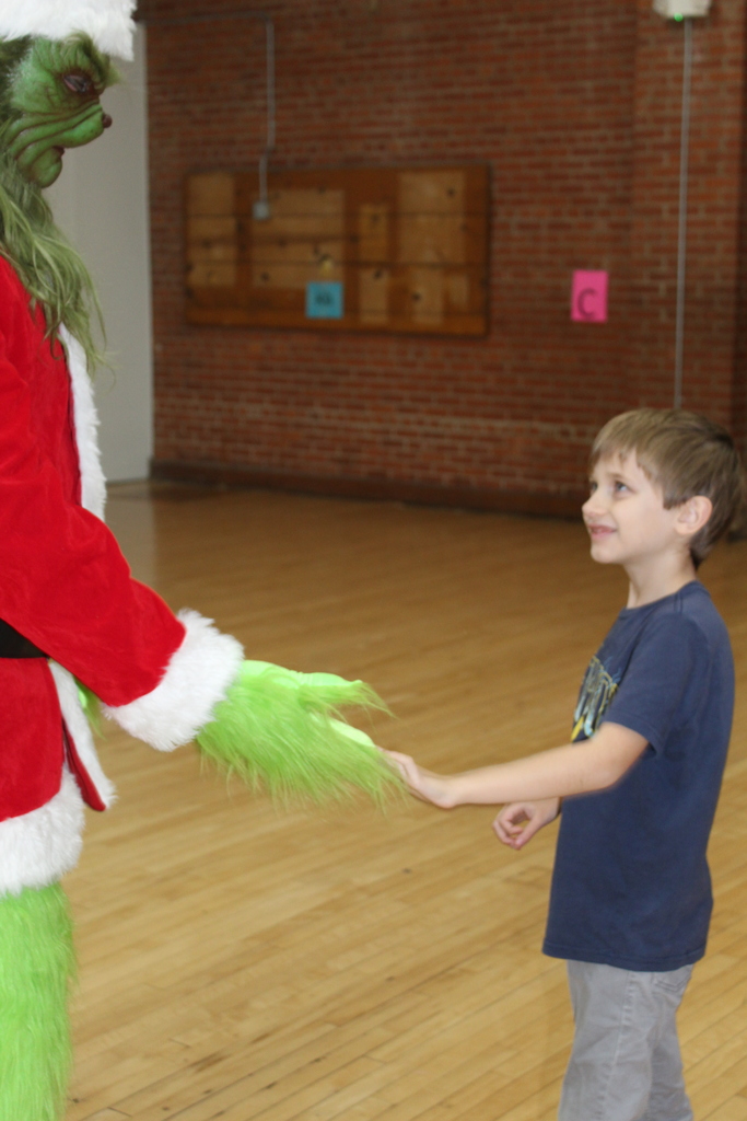 Grinch and student