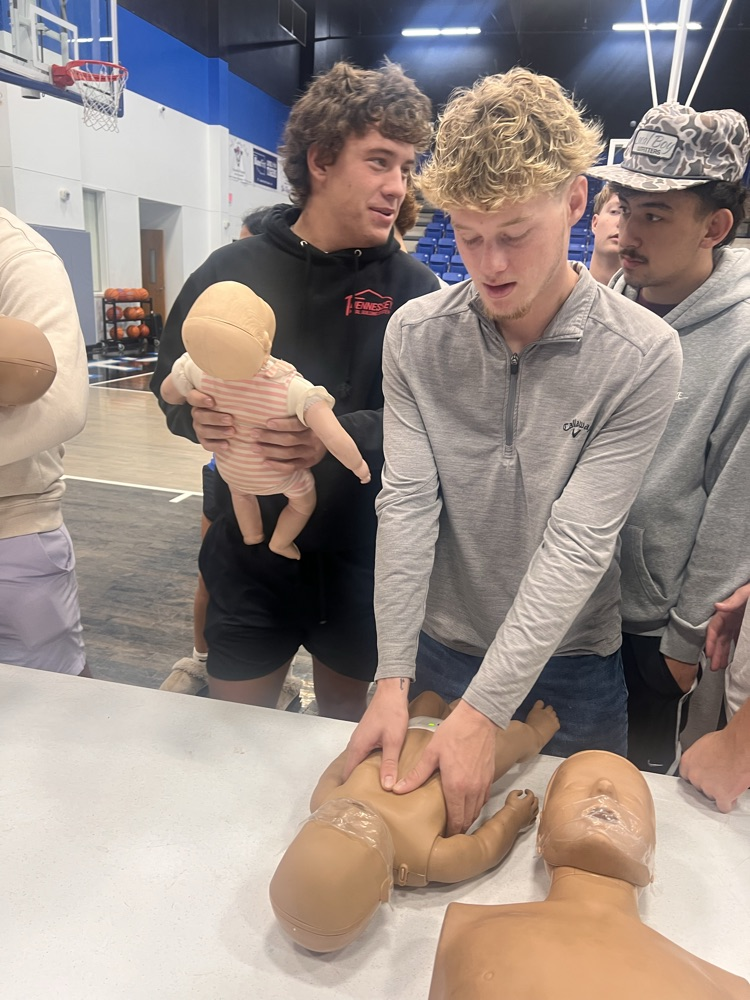CPR baby training