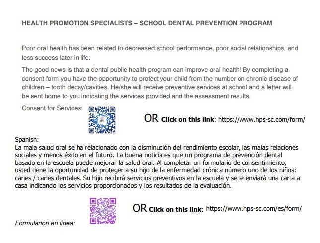 Dental Promotion Forms