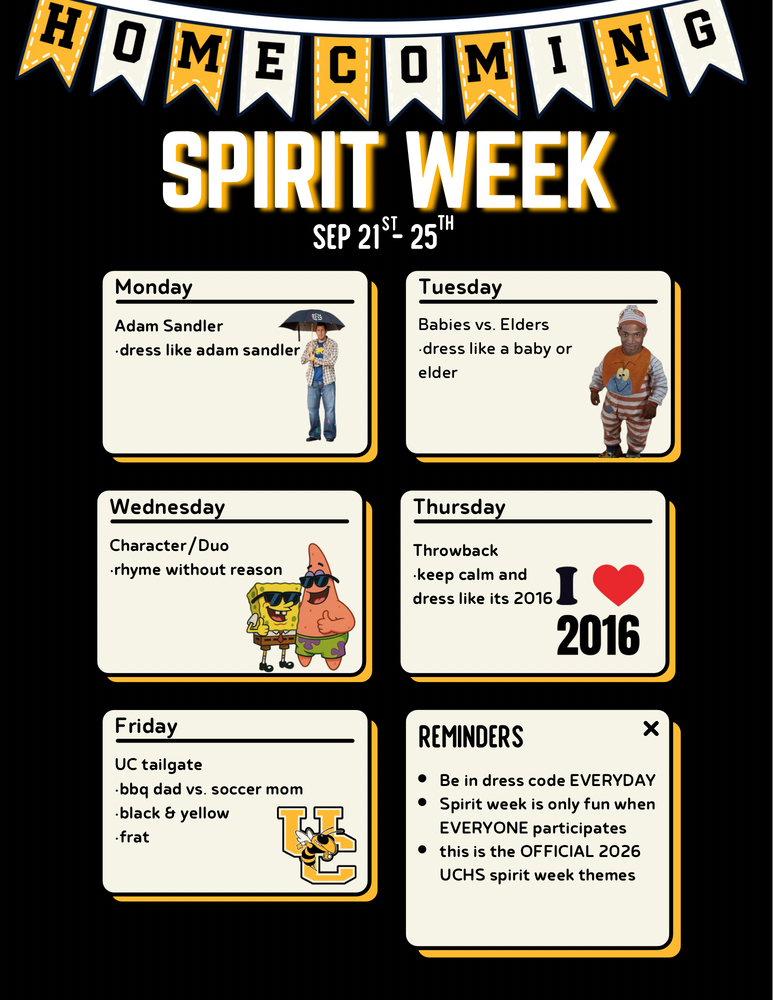 Homecoming Spirit Week