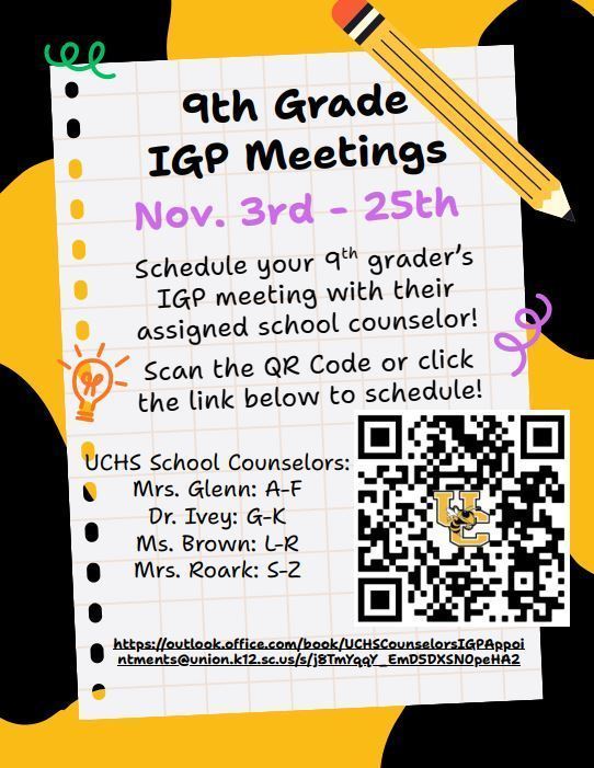 9th Grade IGP Meetings