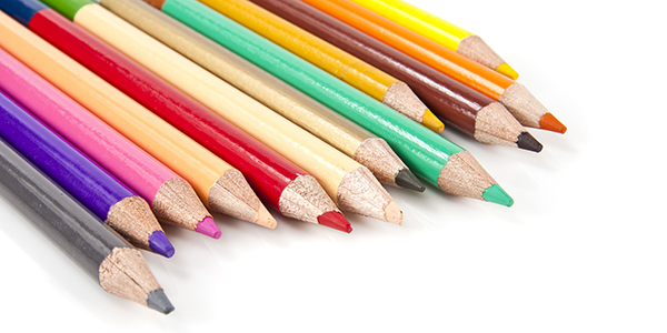 colored pencils
