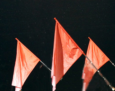 Color guard flags