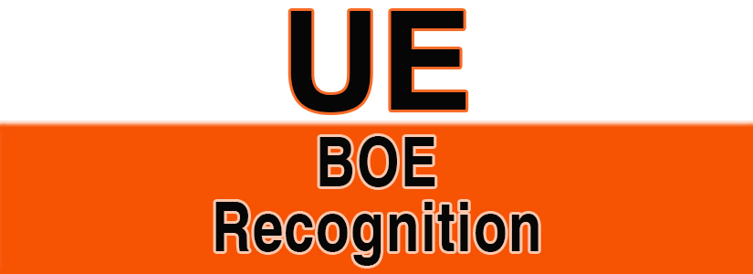 UE BOE recognition