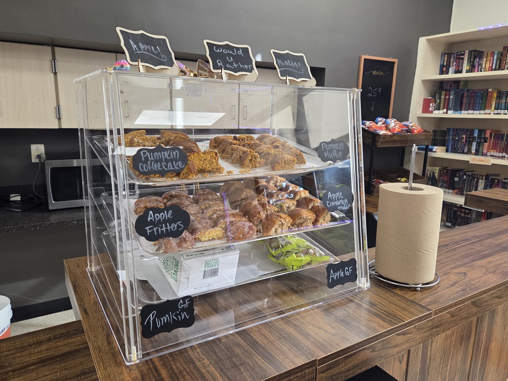 Pastry display at Tiger Ventures' Drip and Sip cafe
