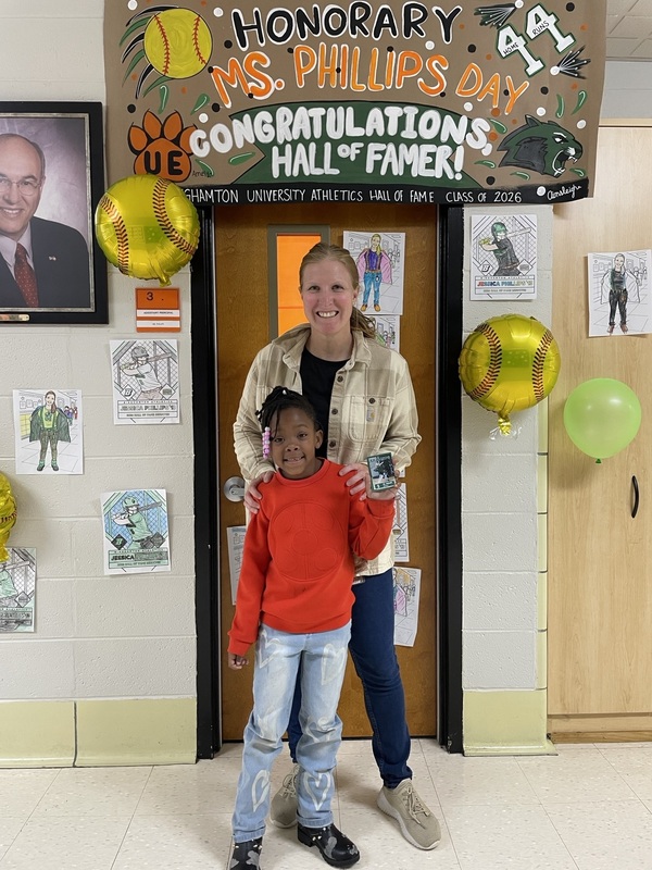 Jessica Phillips with CFJ student