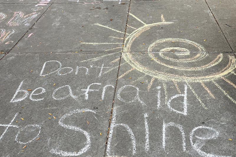 chalk the walk