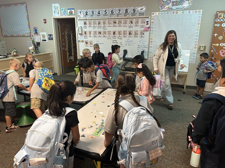 It’s Sticker Friday in Ms. Heneghen’s class!