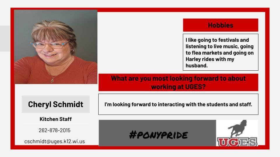 Cheryl Schmidt