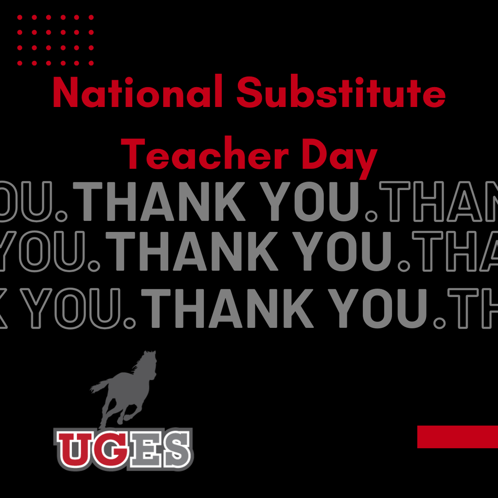 National Substitute Teacher Day - Thank you