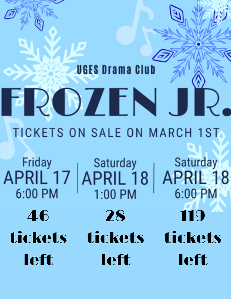 Frozen Jr. Tickets on sale now