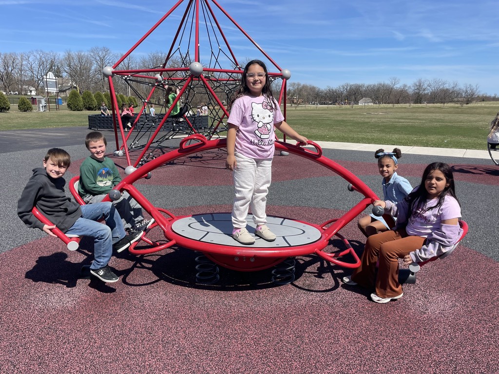 students playing at recess