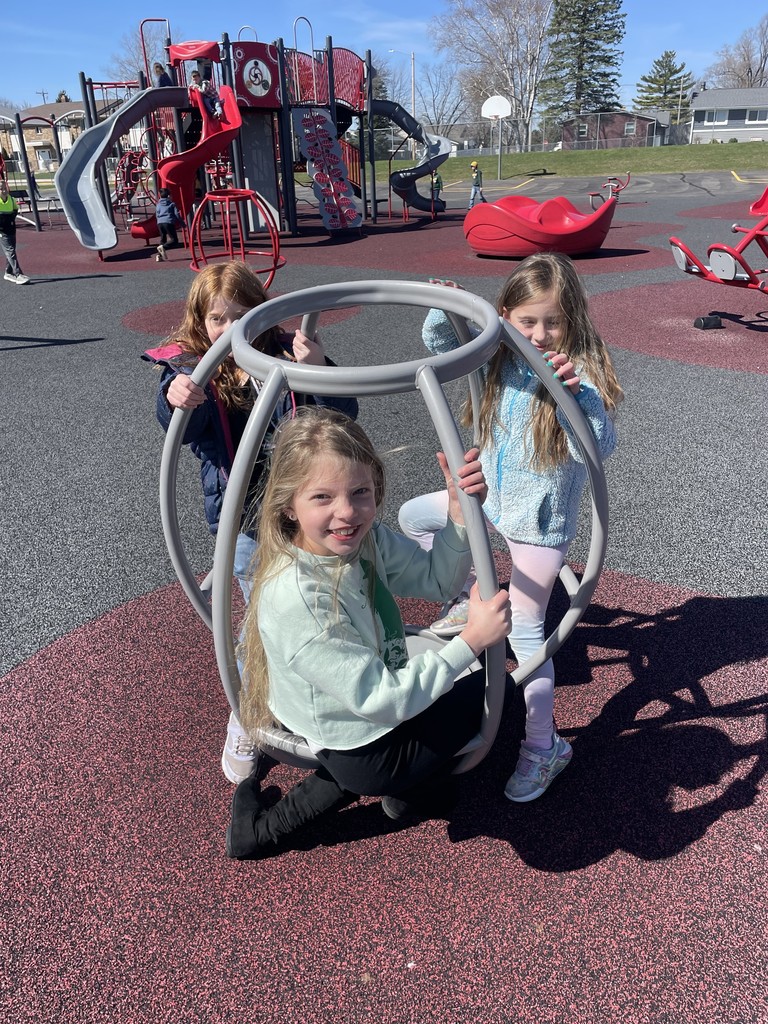 students playing at recess
